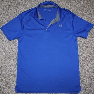 Mens Dry-Fit Blue Under Armour Polo Shirt